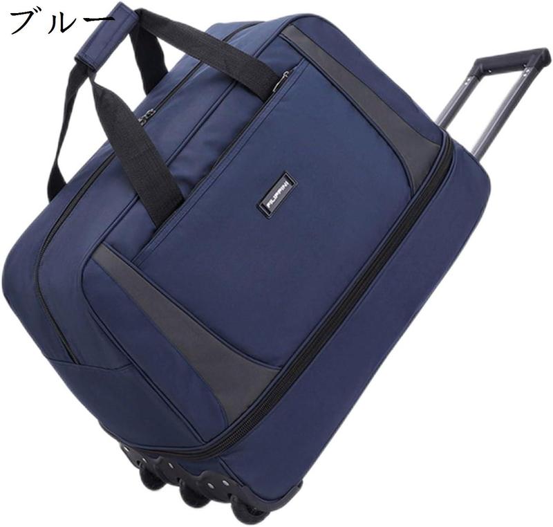キャリーケース 大容量 トラベルバッグ 超軽量 布製スーツケース 容量拡張 キャリーバッグ 2way 手提げ 伸縮キャリバー 静音 3輪キャス｜store-kaeru｜06