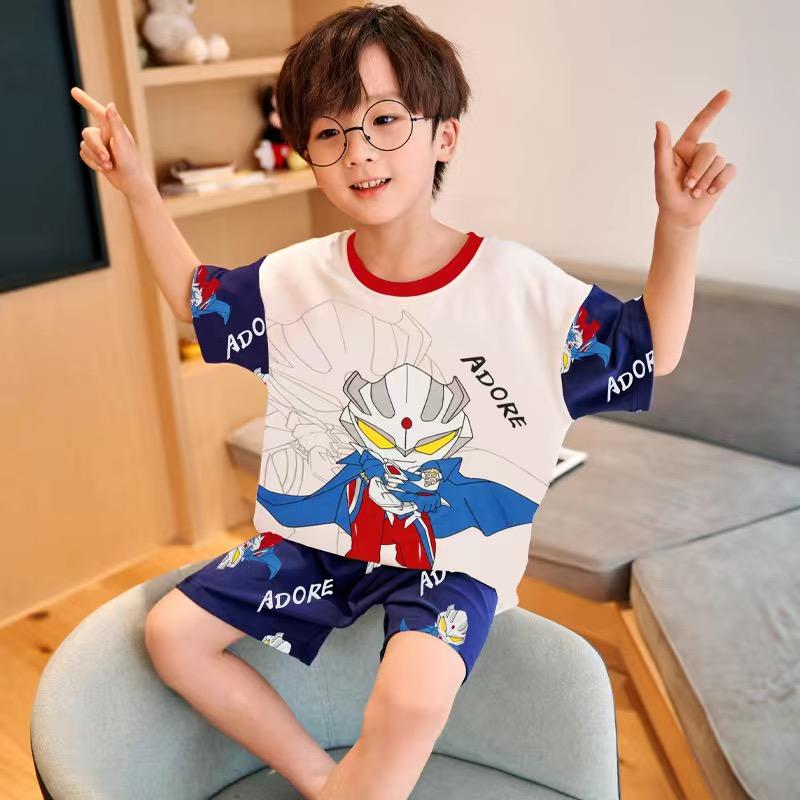 新着商品 子供パジャマ上下半袖セット ピカチュウ