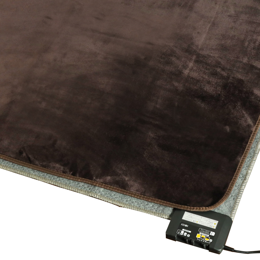ホットカーペット 電気カーペット 3畳 カバー付き 約195×235cm 多機能 