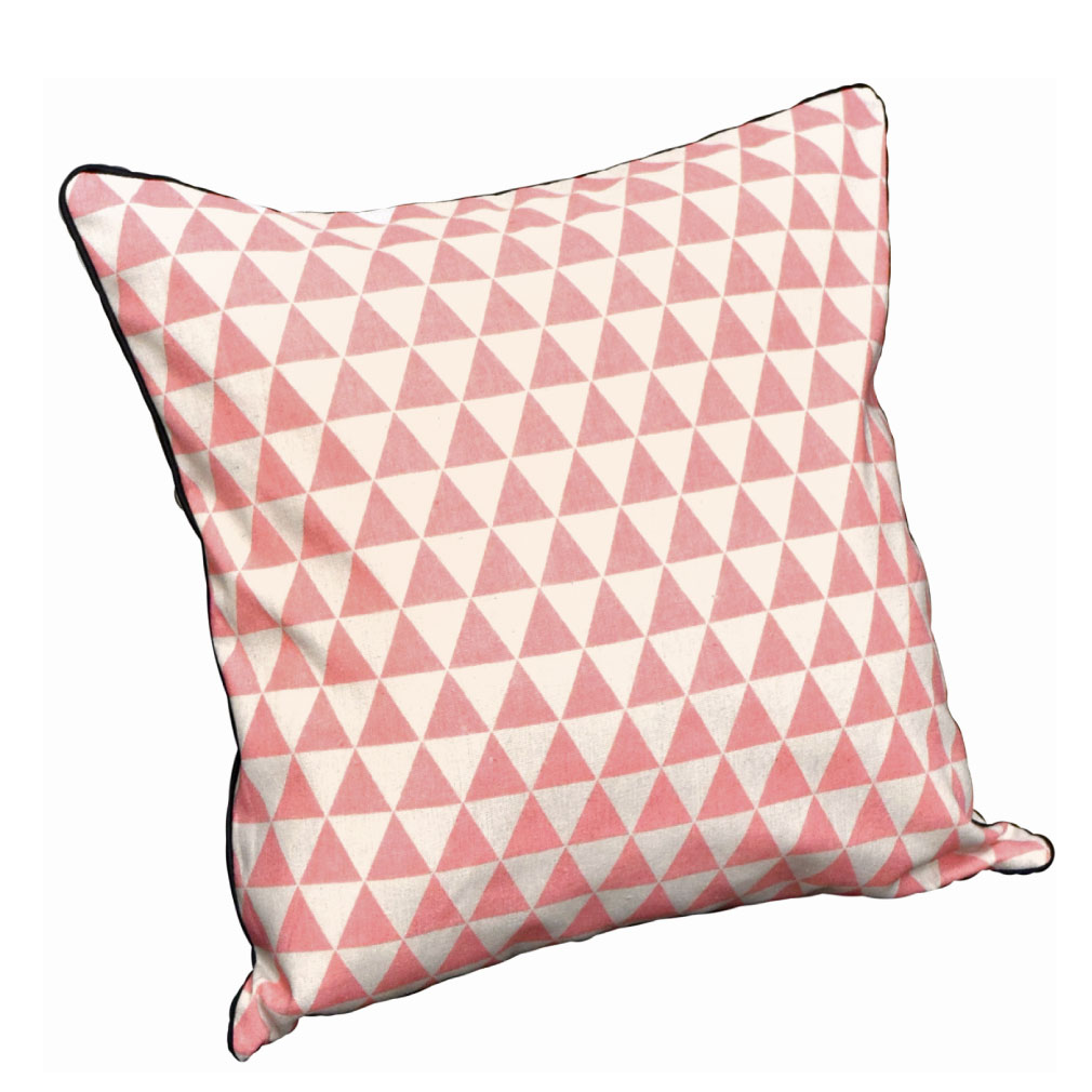 クッション クッションカバー カバーのみ単品 洗える 夏 綿混生地 約45