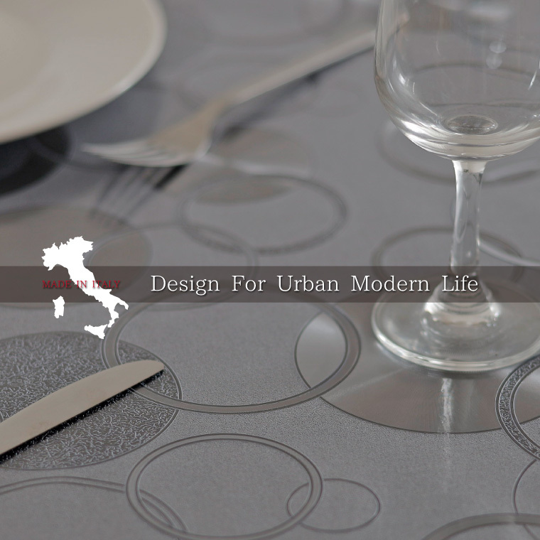 テーブルクロス ビニール おしゃれ 撥水 クリスタル 約137×137cm 幅