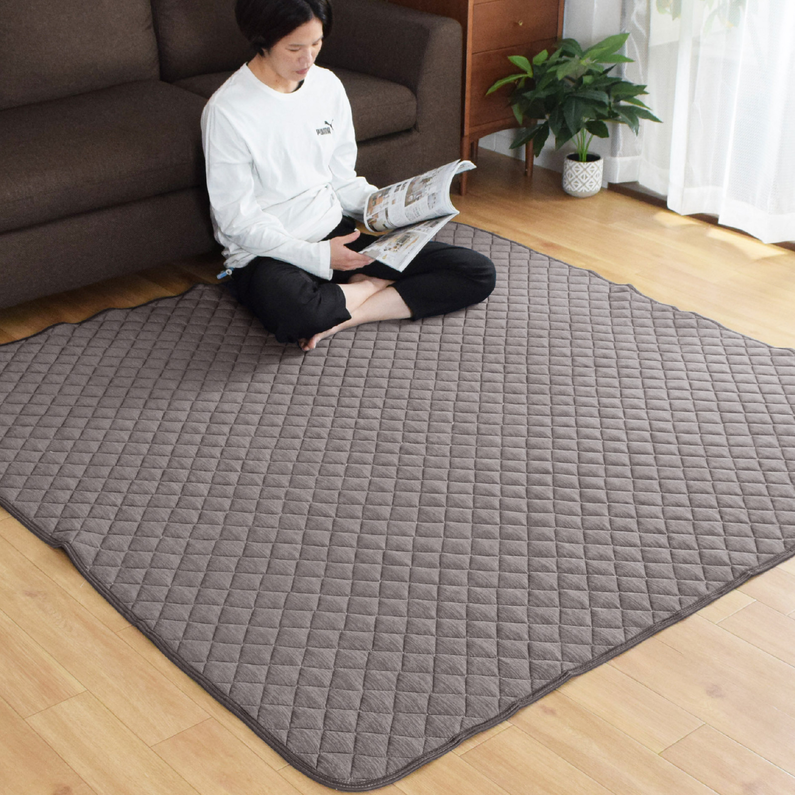 キルティングマット（ブランド登録なし／家具、インテリア用品）（ラグ
