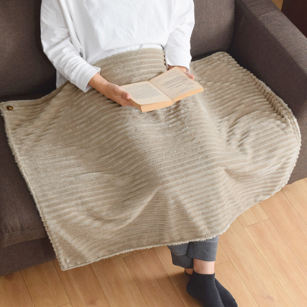ブランケット ひざ掛け 約70×100cm 洗える おしゃれ ウォッシャブル