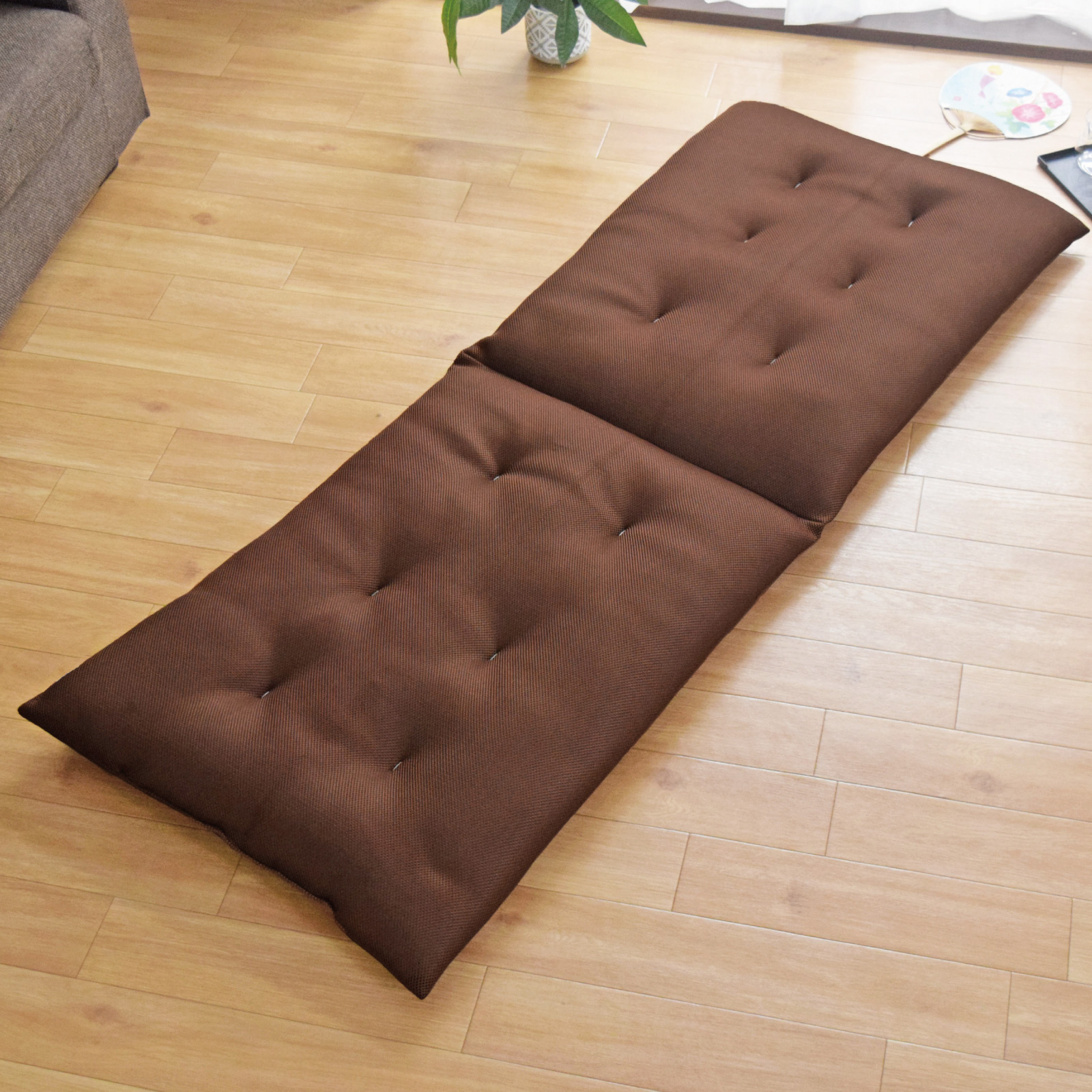 G 新品 クッションマット 180cm ブラウン 茶色 フロアマット 座布団 G 新品 クッションマット 180cm ブラウン 茶色 フロアマット 座布団 G