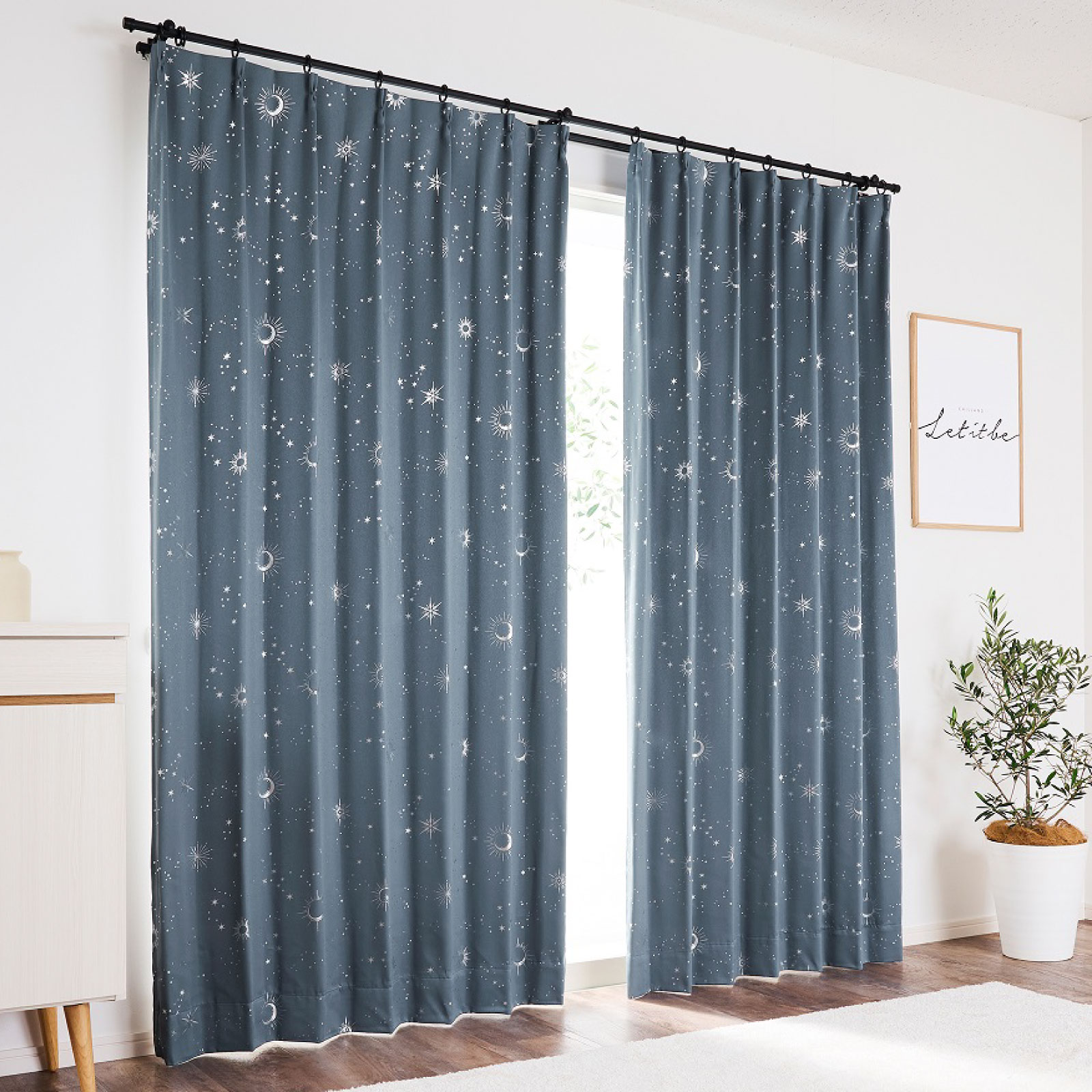 カーテン 遮光 1級 2枚セット 幅100cm 丈110cm 135cm 178cm 200cm 厚手
