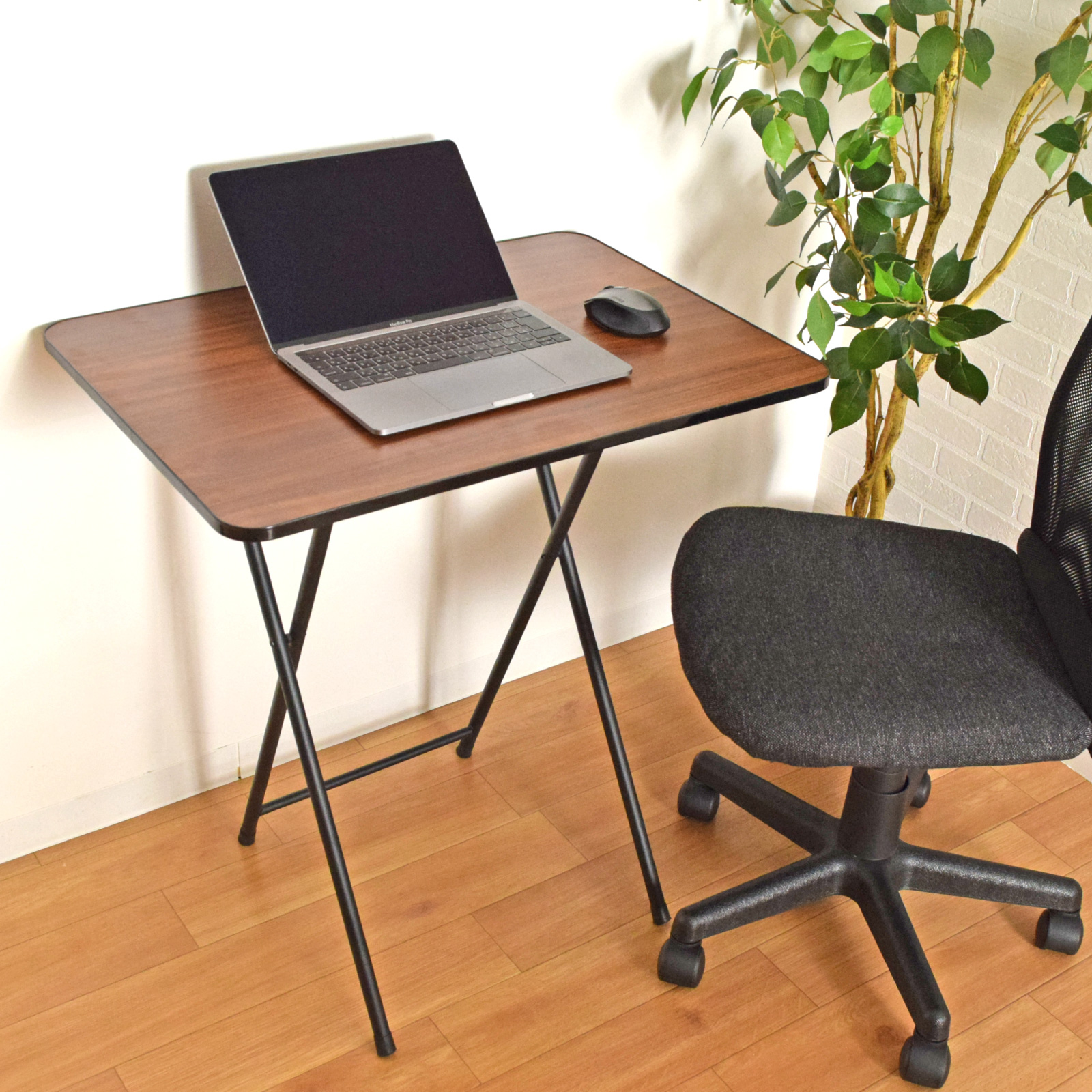 折りたたみテーブル マルチテーブル パソコン サイドデスク 約60×40