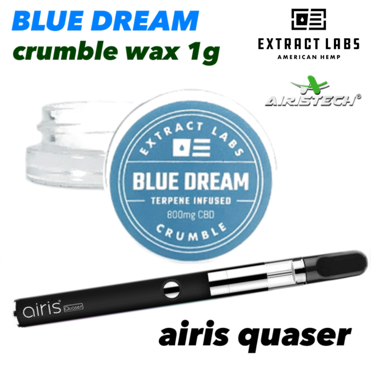 CBDワックス 選べる スターターセット American Hemp USAメイド CBD 高濃度 WAX Extract Labs 1g (  1000mg ) 9種類 airisQuaser 5色 SET すぐ使える : starterset : CBD スマイリー Yahoo!店 - 通販  - Yahoo!ショッピング