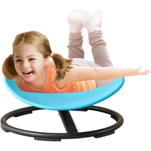 自閉症子供用回転椅子、カルーセルスピン感覚椅子、身体調整を向上させる子供用ウォブルチェア、子供用回転...