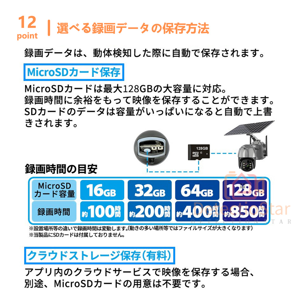 防犯カメラ 屋外 家庭用 監視カメラ wifi 日本製ソーラー 電源不要