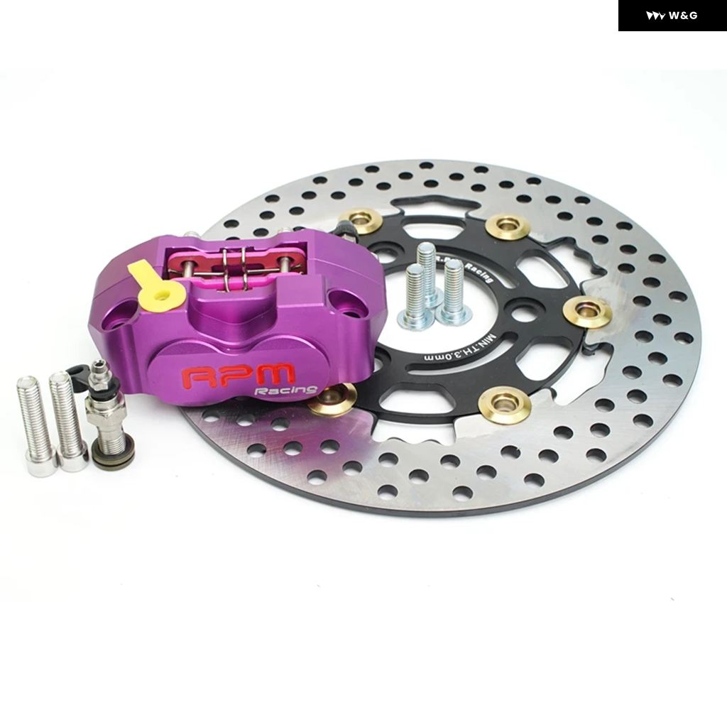 220MM ブレーキディスクローター 3 穴キャリパーセット RPM 4