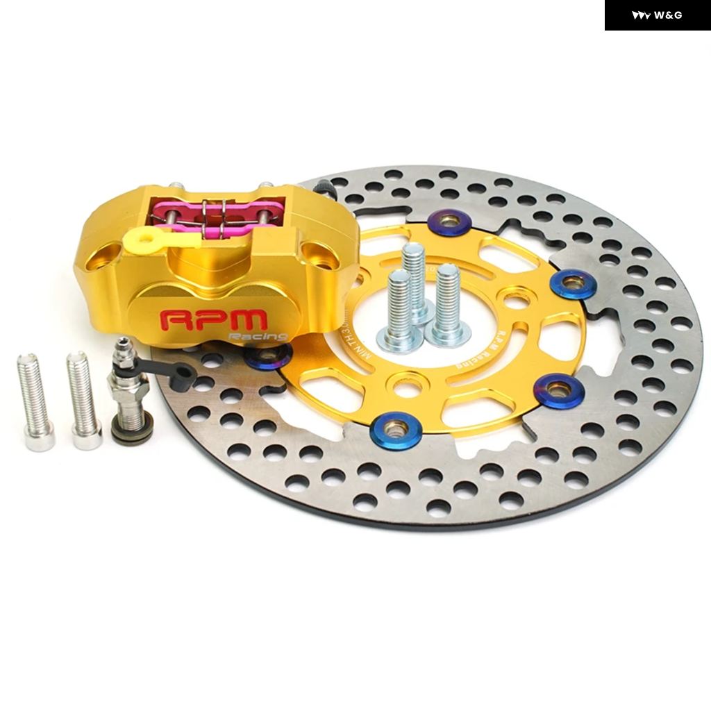 220MM ブレーキディスクローター 3 穴キャリパーセット RPM 4