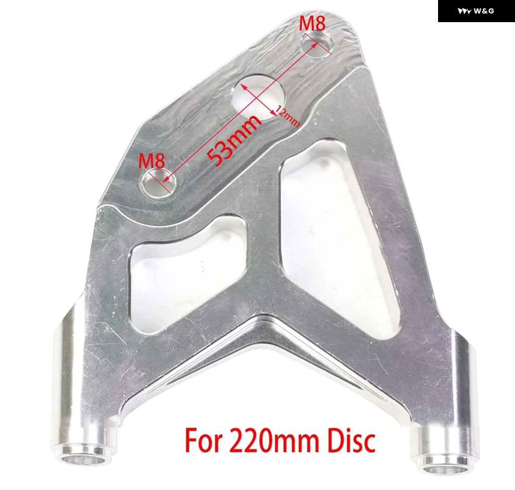 220MM ブレーキディスクローター 3 穴キャリパーセット RPM 4