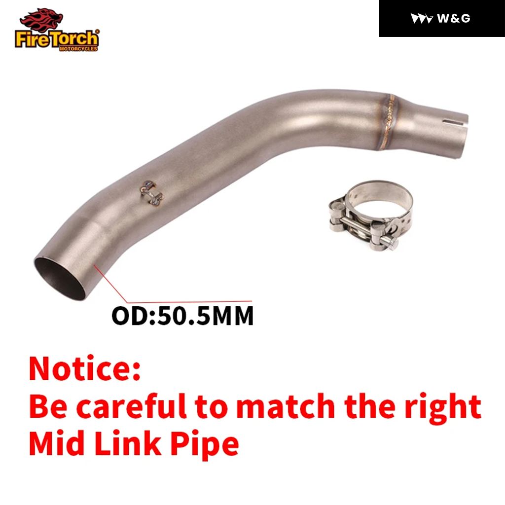 並行輸入品 スリップオン スズキ GW250 GW250F GW 250 オートバイ バイク 排気ミドルリンク パイプ ESPACE MOTO 51MM オートバイ バイク カーボンマフラーの画像
