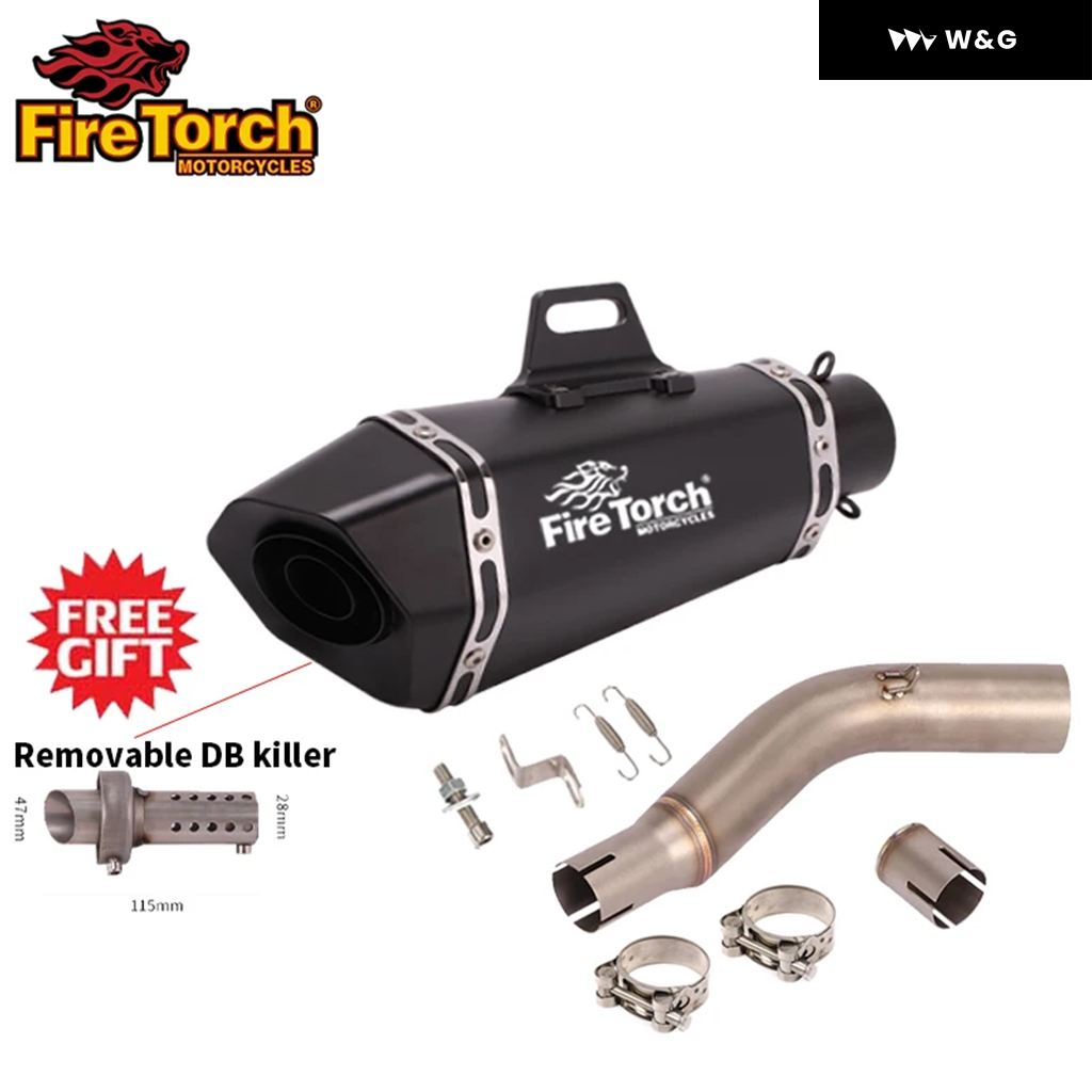 並行輸入品 スリップオン スズキ GW250 GW250F GW 250 オートバイ バイク 排気ミドルリンク パイプ ESPACE MOTO 51MM オートバイ バイク カーボンマフラーの画像