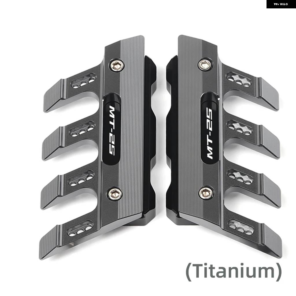並行輸入品オートバイ フロントフェンダーサイドプロテクションガード マッドガード スライダー ヤマハ MT25 MT 25 MT-25アクセサリーの画像