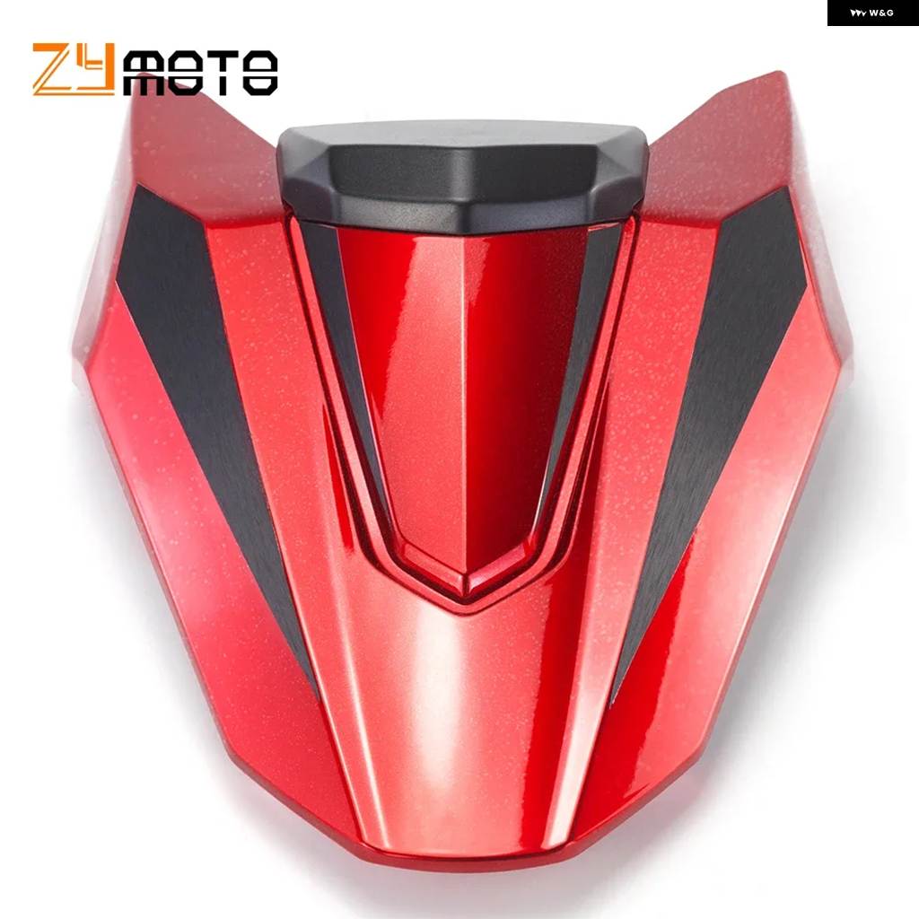 並行輸入品リア フェアリング シートカウル ホンダ CBR650R CB650R CB CBR650 CB650 2019 2020 バイク パッセンジャーカバー ブラック レッドの画像