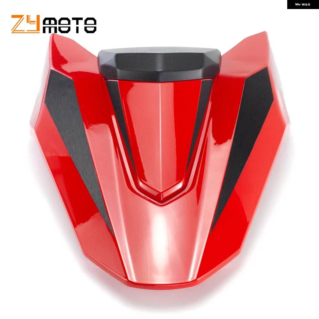 並行輸入品リア フェアリング シートカウル ホンダ CBR650R CB650R CB CBR650 CB650 2019 2020 バイク パッセンジャーカバー ブラック レッドの画像