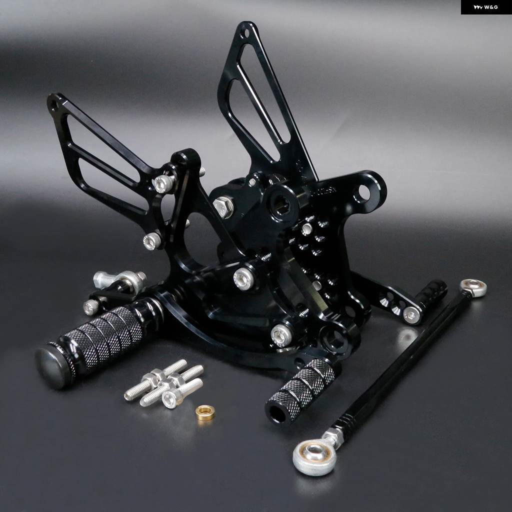 並行輸入品ホンダ NSF100 NSF 100 NSR50 2004 - 08-2025 CNC オートバイ リアセット フットレスト フットペグ フットペダル リアセット_1