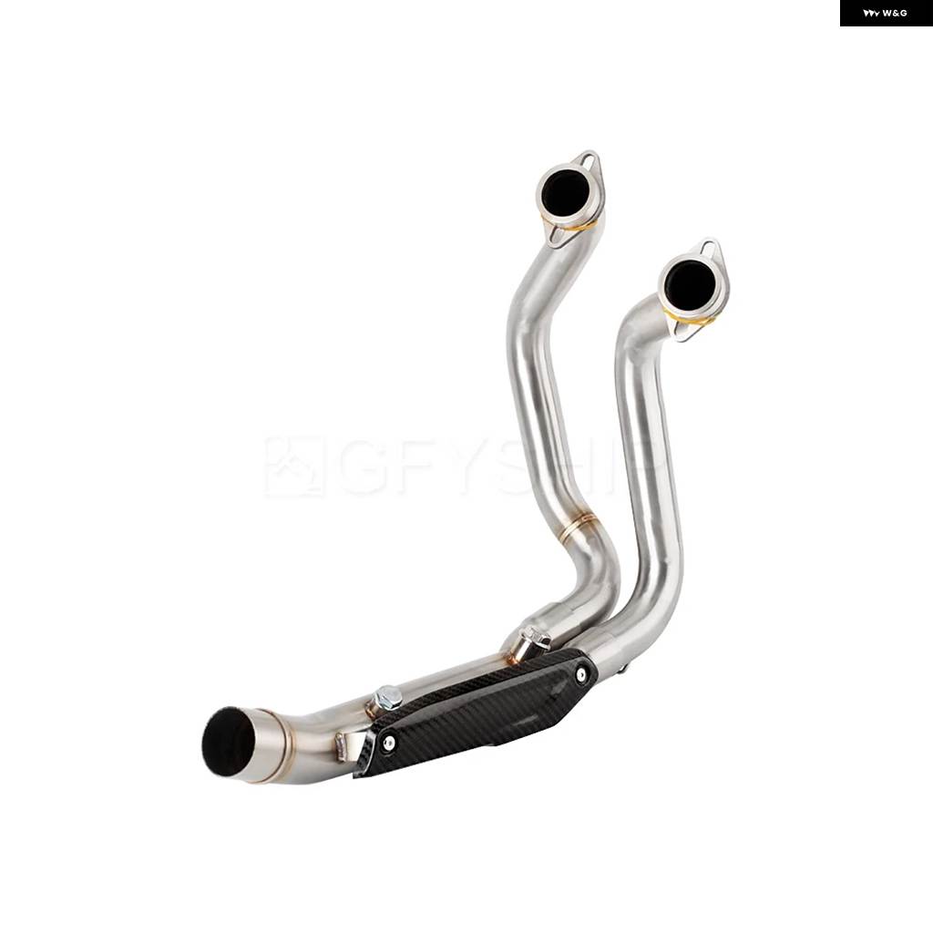 並行輸入品BMW F 900 2020〜2022 2023 2024 F900R F900XR F900 サイレンサー エスケープ オートバイ エキゾーストヘッダーリンク パイプ スリップオンの画像