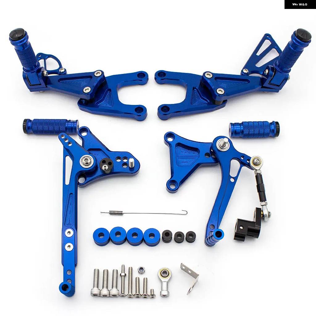 並行輸入品2023 ベネリ TNT125 TNT 125 135 2016 2017 2018-2022 オートバイ ドライバー パッセンジャー フットペグ レストセット ペダル フットレストの画像