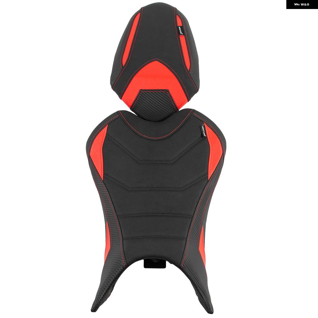 並行輸入品バイク フロントドライバー シート ピリオン パッド リアパッセンジャーシート クッション トライアンフ STREET TRIPLE 765/765S/765R 2023の画像