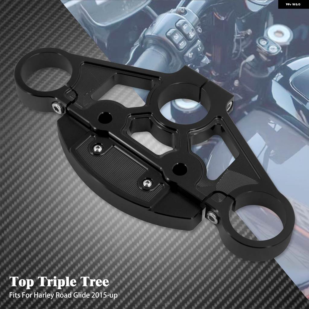 並行輸入品オートバイ トップ トリプルツリー メソッドライザーキット 点火 カバー ハーレー ツーリング ロードグライド FLTRUの画像