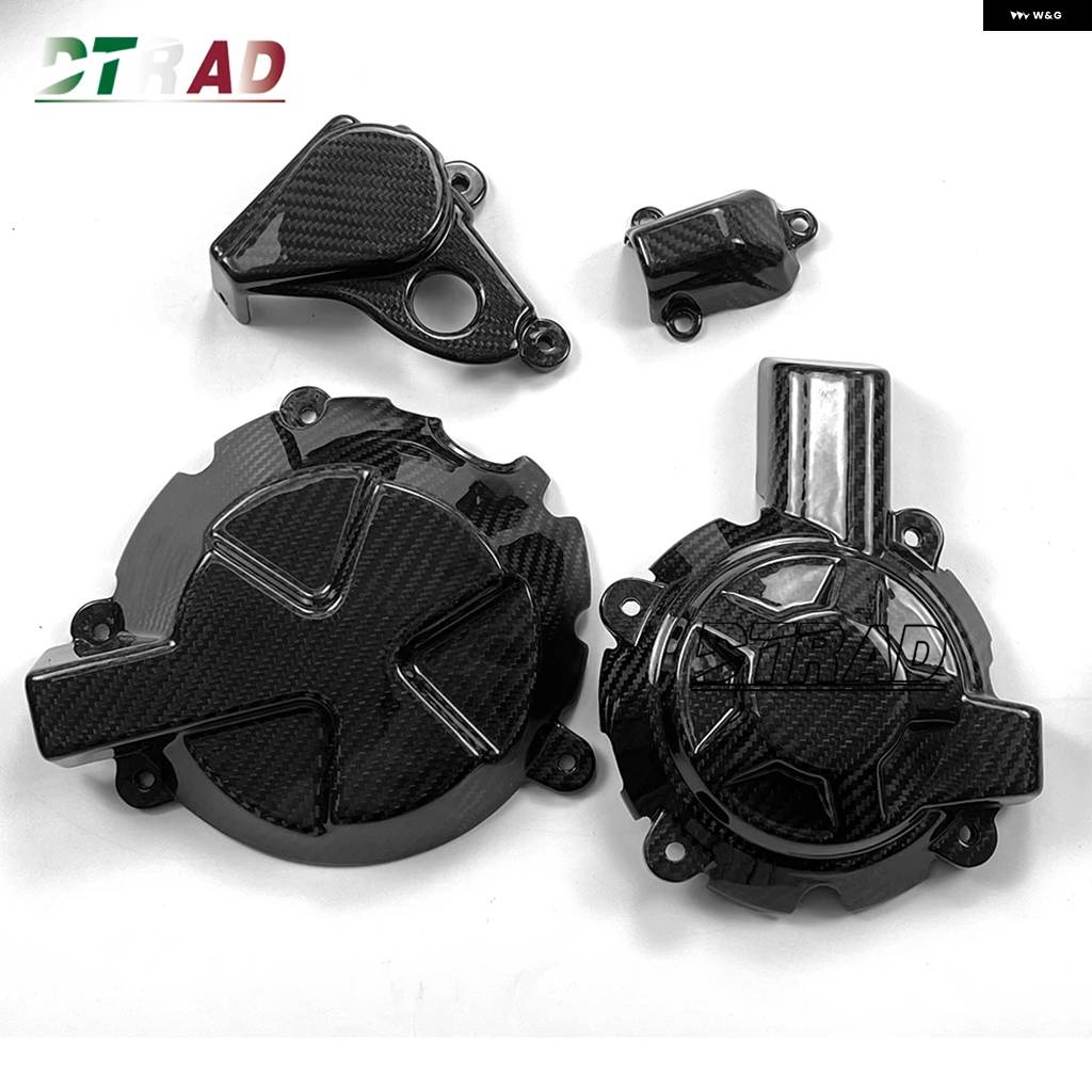 並行輸入品光沢 BMW S1000RR S1000R M1000RR M1000R 2021 - 23 カーボン 左右 エンジン カバー オートバイ アクセサリー_1