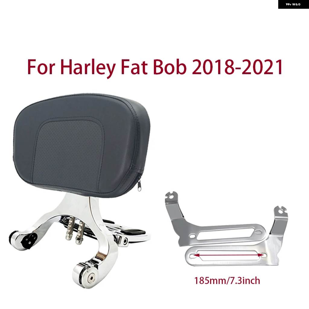 並行輸入品オートバイ ドライバーパッセンジャーバックレスト ハーレー ソフテイル ファットボブ FXFBS FXFB 2018-2021の画像