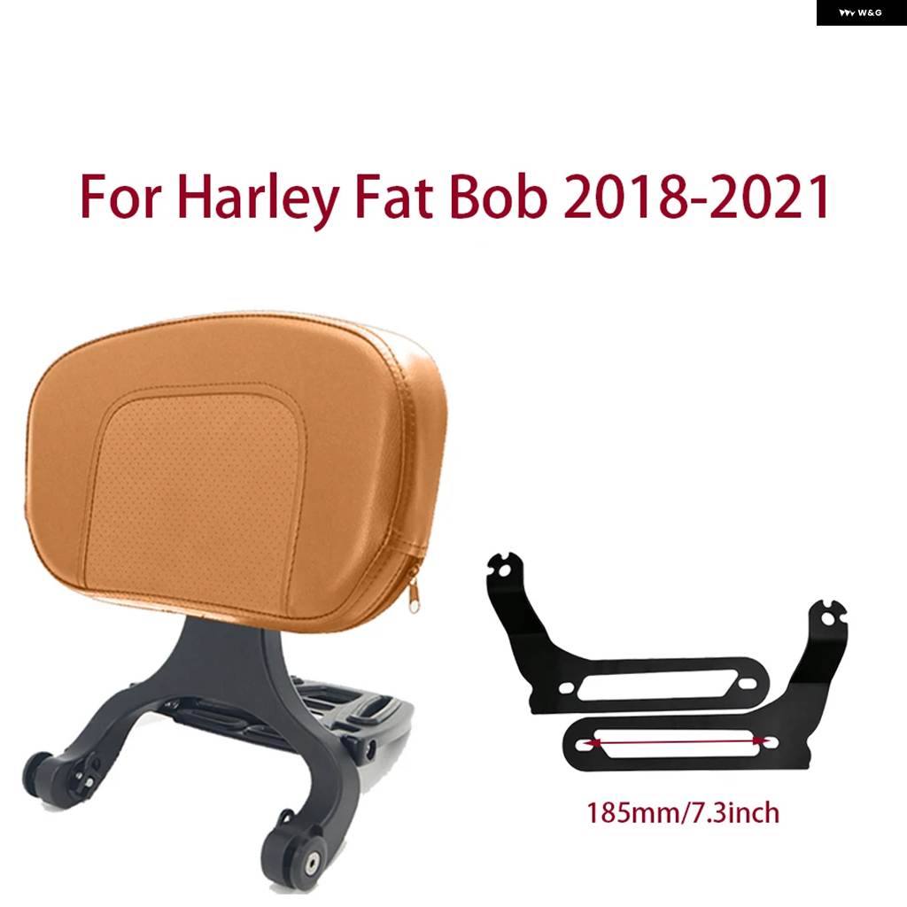 並行輸入品オートバイ ドライバーパッセンジャーバックレスト ハーレー ソフテイル ファットボブ FXFBS FXFB 2018-2021の画像