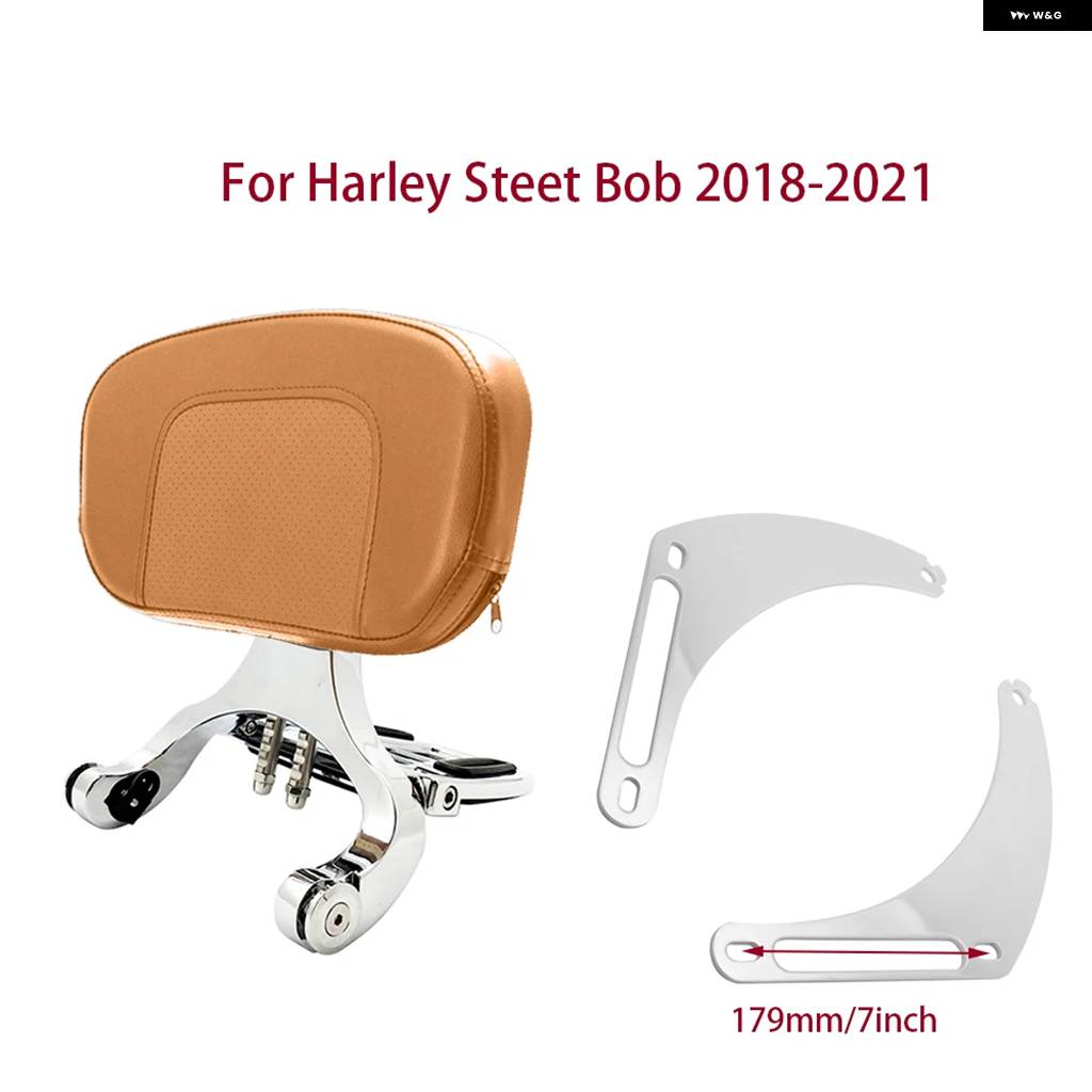 並行輸入品オートバイ ドライバーパッセンジャーバックレスト ハーレー ソフテイル ストリートボブFXBBS FXBB 2018-2021の画像