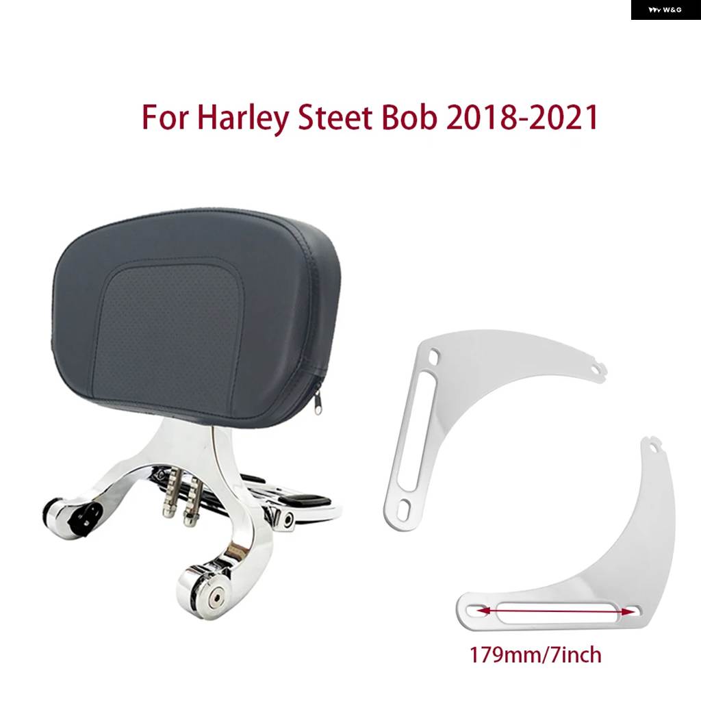 並行輸入品オートバイ ドライバーパッセンジャーバックレスト ハーレー ソフテイル ストリートボブFXBBS FXBB 2018-2021の画像