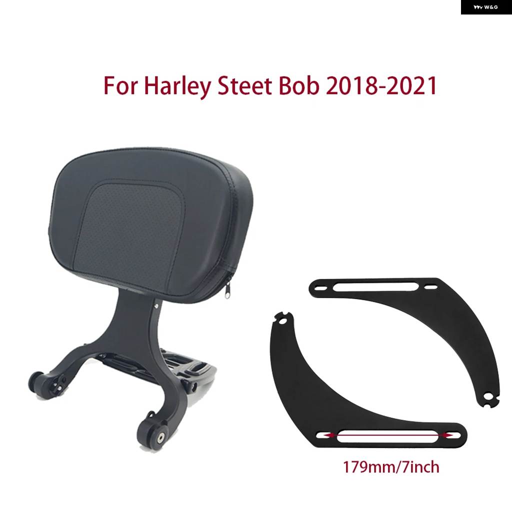 並行輸入品オートバイ ドライバーパッセンジャーバックレスト ハーレー ソフテイル ストリートボブFXBBS FXBB 2018-2021の画像