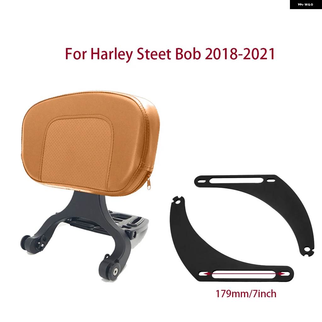 並行輸入品オートバイ ドライバーパッセンジャーバックレスト ハーレー ソフテイル ストリートボブFXBBS FXBB 2018-2021の画像