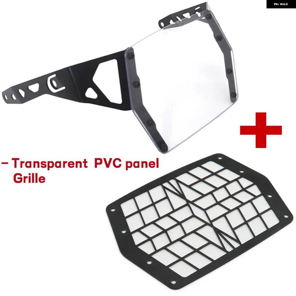並行輸入品1050XT DL1050A VSTROM1050 DL 1050 2019 - 21 バイク ヘッドライト ガード PVC パネル ヘッドランプ ブラケット_6
