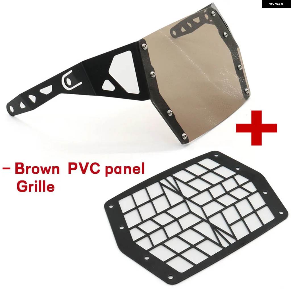 並行輸入品1050XT DL1050A VSTROM1050 DL 1050 2019 - 21 バイク ヘッドライト ガード PVC パネル ヘッドランプ ブラケット_7