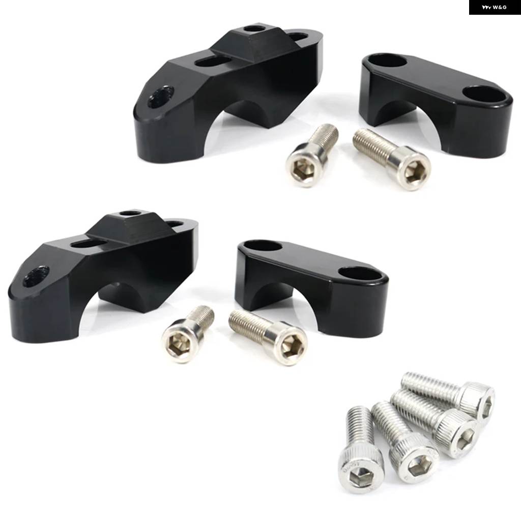 並行輸入品スズキ GSX-S1000 GX GSX-8S RMZ450 RMZ250 800 SE/1050 XT/1000 28MM 1-1/8インチ ハンドルバー ライザー ファットバーライザーバックアップ_2