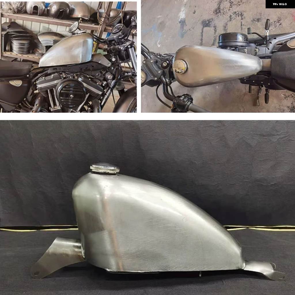 並行輸入品6L バイク ガソリン 燃料タンクキャップ付き ハーレー スポーツスター 883N 1200C 2006-2020の画像