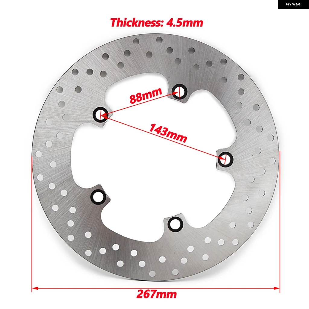 並行輸入品 267MM / 245MM オートバイ フロントリア ブレーキディスク ブレーキローター ヤマハ X-MAX 2017_1
