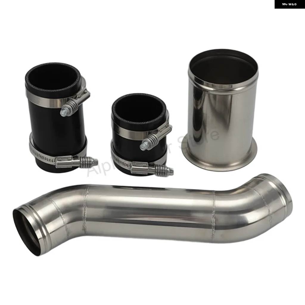 並行輸入品 クーラント パイプ と吸気 延長 パイプ キット デトロイト エンジン 14L 304 ステンレス シリコンスリーブバ_1