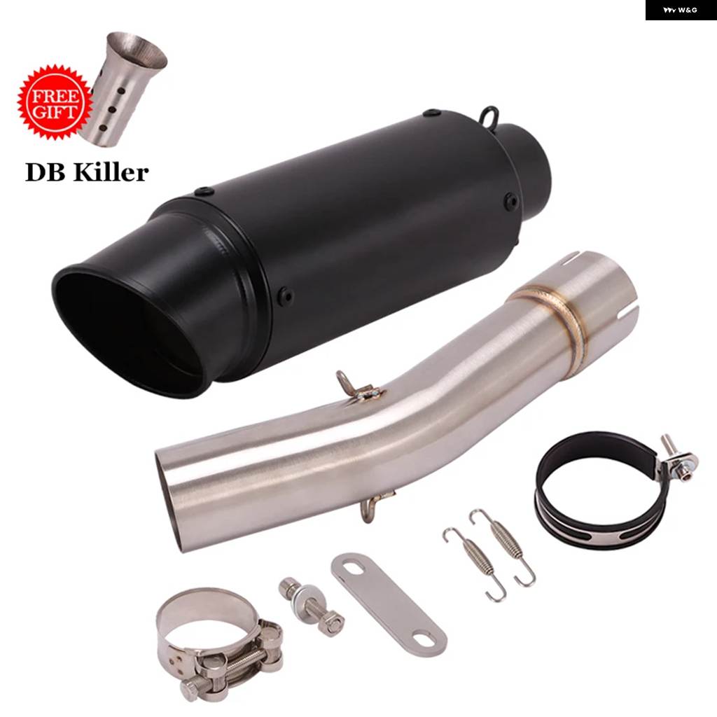 並行輸入品BMW R1200GS アドベンチャー ADV 2004 - 2009 オートバイ 排気 システム エスケープ ミドルリンク パイプ 51MM マフラー モト DB キラーの画像