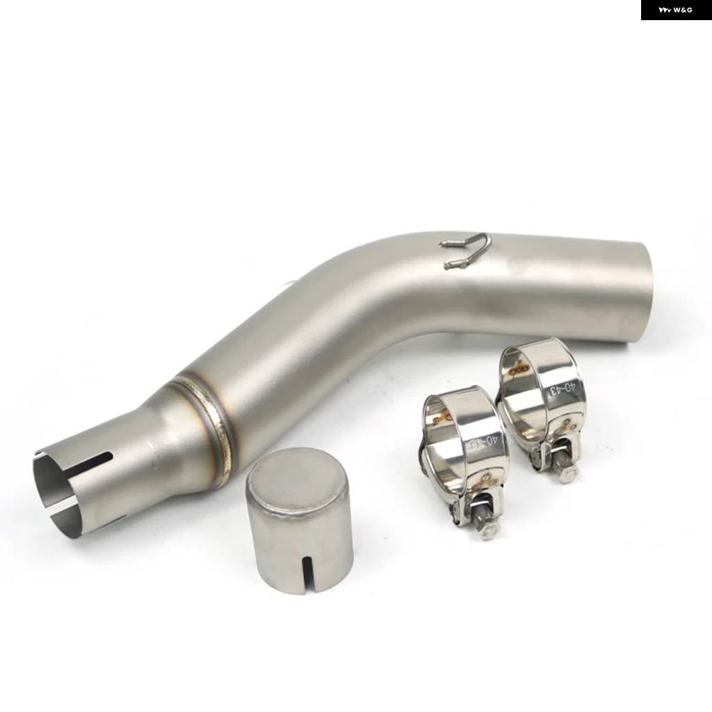 並行輸入品GW250F バイク 排気改良ミドルリンク パイプ ステンレス 51MM チップエスケープコネクト パイプ スズキ GW250 GW250Fの画像