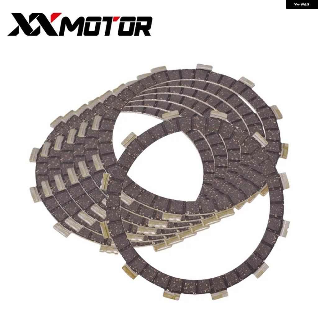並行輸入品1セット 7ピース クラッチディスク フリクションプレート アクセサリー ヤマハ XV400 VIRAGO 89-94 XVS400 DRAG STAR XV535 DS4の画像