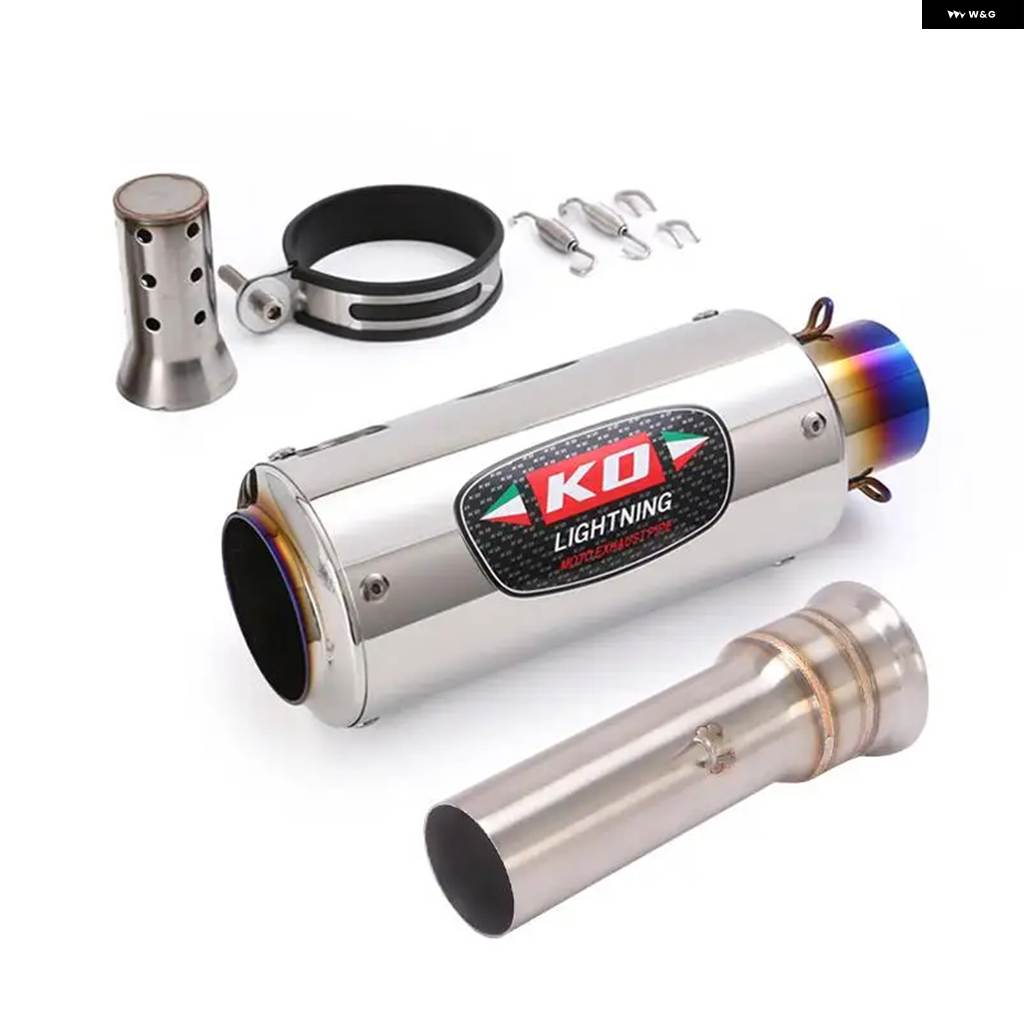 並行輸入品51MM マフラー オートバイ マフラー ミッド パイプ ステインレス エスケープ 1290 スーパーアドベンチャー R/S/T 2016-2020用