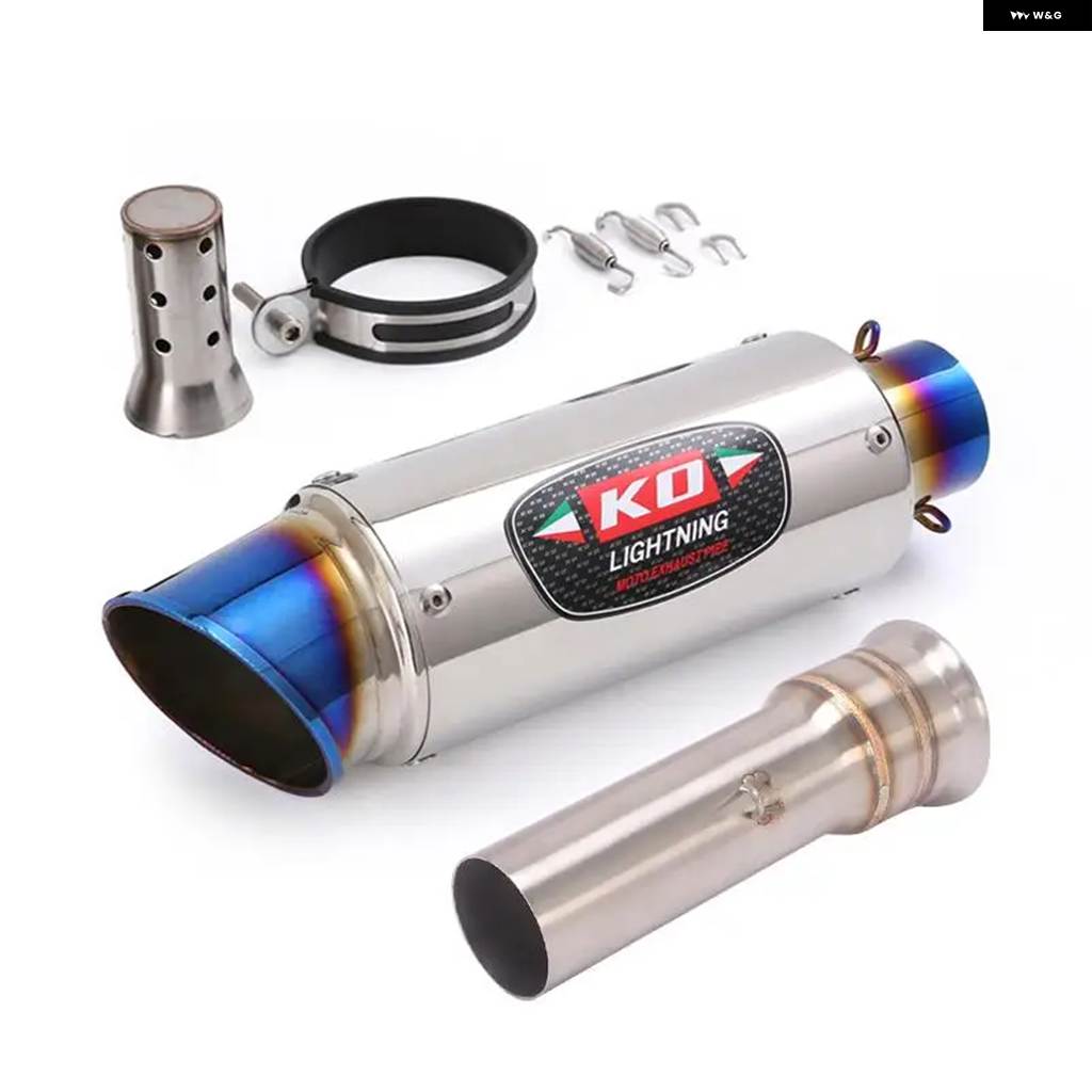 並行輸入品51MM マフラー オートバイ マフラー ミッド パイプ ステインレス エスケープ 1290 スーパーアドベンチャー R/S/T 2016-2020用