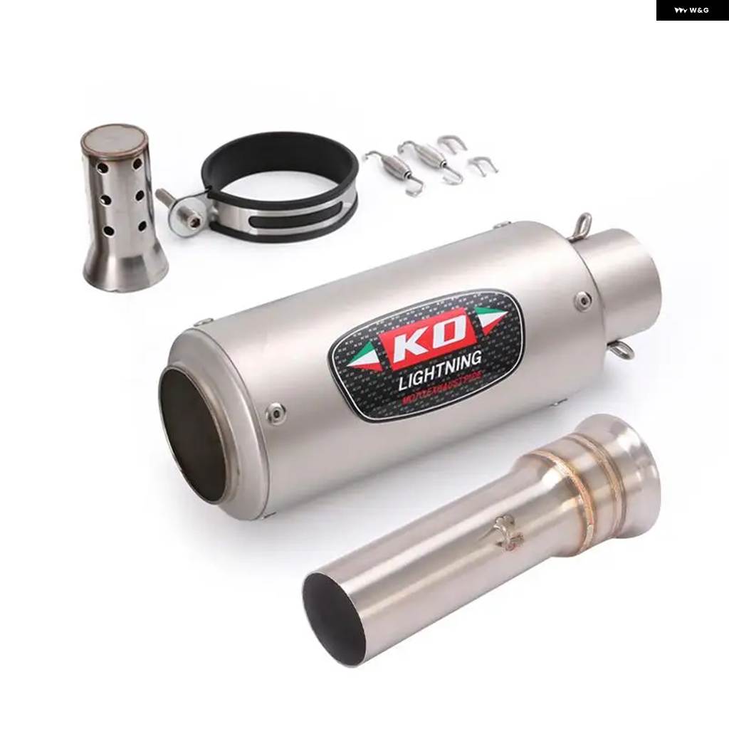 並行輸入品51MM マフラー オートバイ マフラー ミッド パイプ ステインレス エスケープ 1290 スーパーアドベンチャー R/S/T 2016-2020用