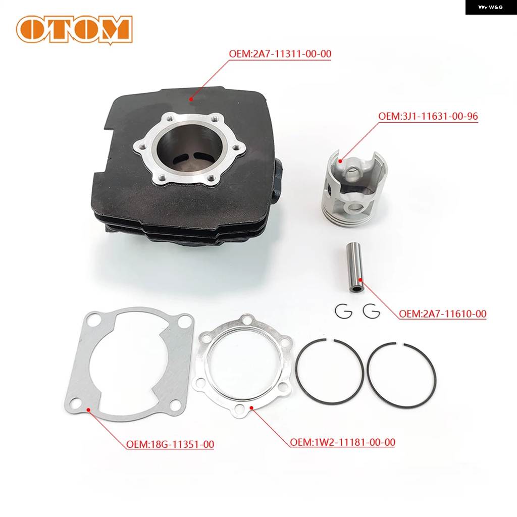 並行輸入品 ヤマハ DT175 MX175 STD 66MM シリンダー キット ピストンリング ピン ガスケット エンジン パーツ シリンダー ヘッ_2