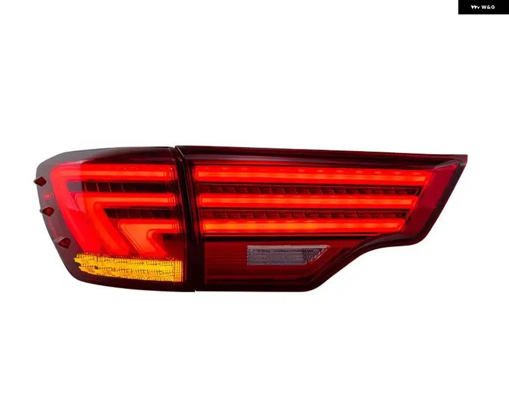 並行輸入品 トヨタ ハイランダー 2015-2019 用 LED テールライト デイタイム ランニングライト_1