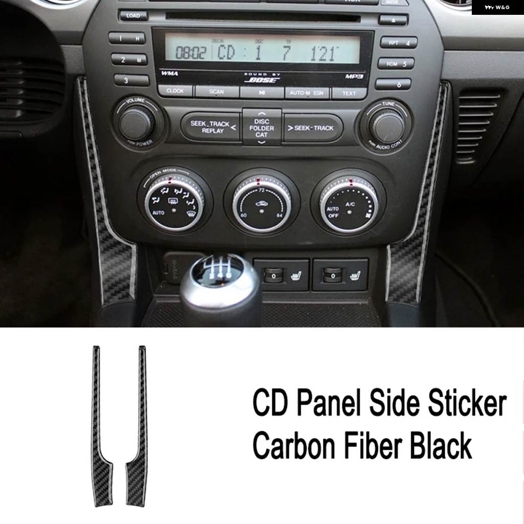 ブランド登録なし - 並行輸入品 マツダ MX-5 ミアータ NC 2009-2015 車内炭素 空調設備 CD コンソール ダイアログボックス 取りまかなう 刈り込み