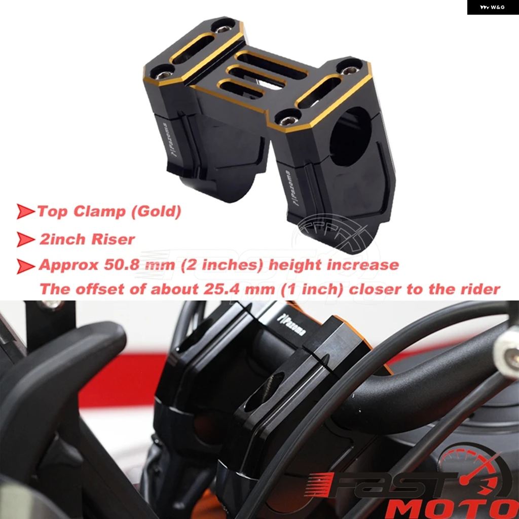 ブランド登録なし - 並行輸入品 自動二輪車 手持ち部分赤ちょうちん ライザークランプ アダプタ トップクランプ ハーレー パンアメリカ1250特別RA1250 RA1250S 2021-