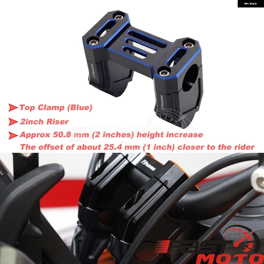 ブランド登録なし - 並行輸入品 自動二輪車 手持ち部分赤ちょうちん ライザークランプ アダプタ トップクランプ ハーレー パンアメリカ1250特別RA1250 RA1250S 2021-